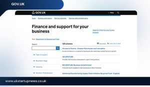 1. GOV.UK – Business Finance Support Finder
